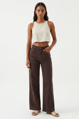 Denim Straight Leg Stretch Jeans