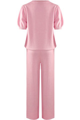 Soft Knit H Motif Jumper and Wide Leg Trouser Set