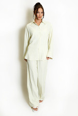 Monochrome Stripe Blouse 