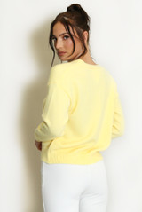 Heart Button Soft Knit Cardigan 