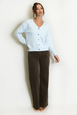 Heart Button Soft Knit Cardigan 