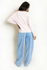 Heart Button Soft Knit Cardigan 