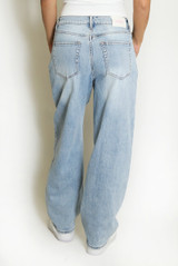 Mid Rise Barrel Leg Jeans