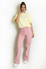 Floral Soho Motif T-Shirt 