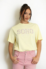Floral Soho Motif T-Shirt 