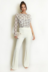 Tartan One Sleeve Bodysuit