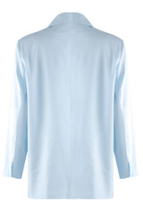 One Button Cotton Blazer