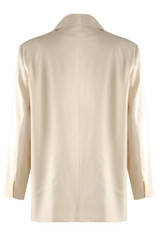 One Button Cotton Blazer