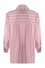 Pink Diamante Embellished Cotton Blouse