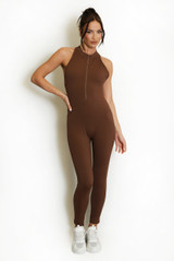 Cut Out Back Pushup Unitard