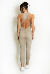 Cut Out Back Pushup Unitard