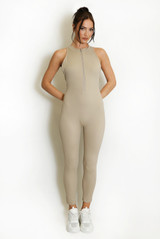 Cut Out Back Pushup Unitard