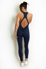 Cut Out Back Pushup Unitard