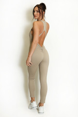 Cut Out Back Pushup Unitard