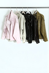 Vinyl High Neck Oversized Jacket