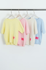 Tag Detail Short Sleeve Jumper