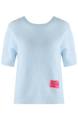 Tag Detail Short Sleeve Jumper