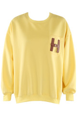 H Motif Crew Neck Sweatshirt