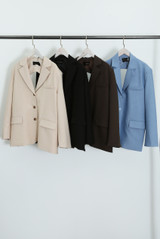 Tailored Open Back Blazer