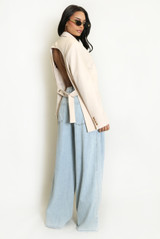 Tailored Open Back Blazer