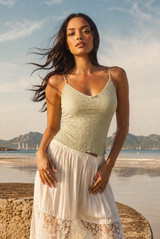 Textured Strappy Cami