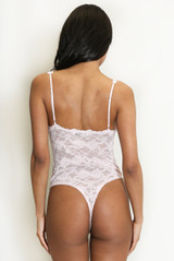 Sheer Floral Lace Bodysuit 