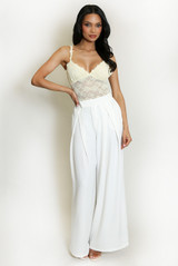 Sheer Floral Lace Bodysuit 