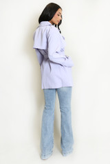 Short Trench Coat With Belt