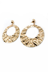 Oversized Circle Dangle Earrings