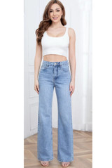 I Love Paris Slogan Jeans