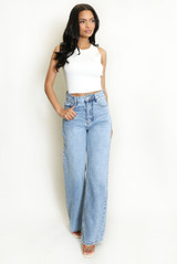 I Love Paris Slogan Jeans