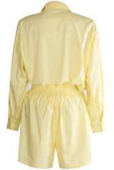 Diamante Embellished Shirt And Shorts Set