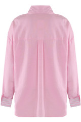 Striped Contrast Cuff Shirt