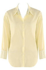 Striped Contrast Cuff Shirt