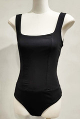 Lace Back Scoop Neck Bodysuit