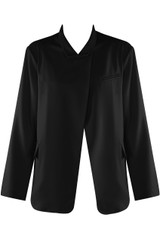 Asymmetric Wrap Blazer
