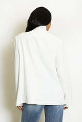 Asymmetric Wrap Blazer(PRE ORDER)