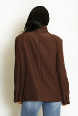 Asymmetric Wrap Blazer(PRE ORDER)