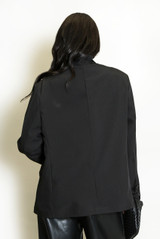 Asymmetric Wrap Blazer
