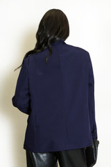 Asymmetric Wrap Blazer