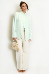 Asymmetric Wrap Blazer