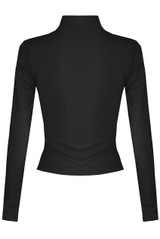 Contrast Piping Active Zip Top