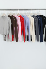 Contrast Piping Active Zip Top