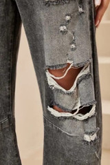Super Ripped Washed Denim Jeans