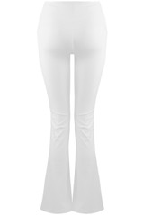Overlap Front Flare Hem Legging