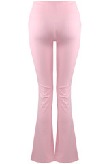 Overlap Front Flare Hem Legging