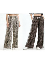 Leopard Print Side Stripe Jogger 