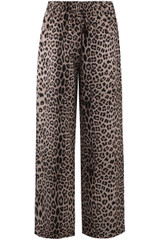 Leopard Print Side Stripe Jogger 