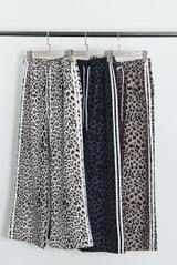 Leopard Print Side Stripe Jogger 
