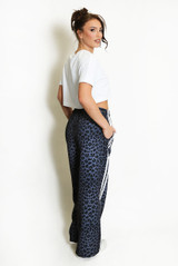 Leopard Print Side Stripe Jogger 